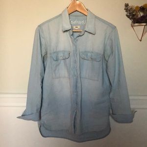 Madewell Chambray Jean Button Down Shirt
